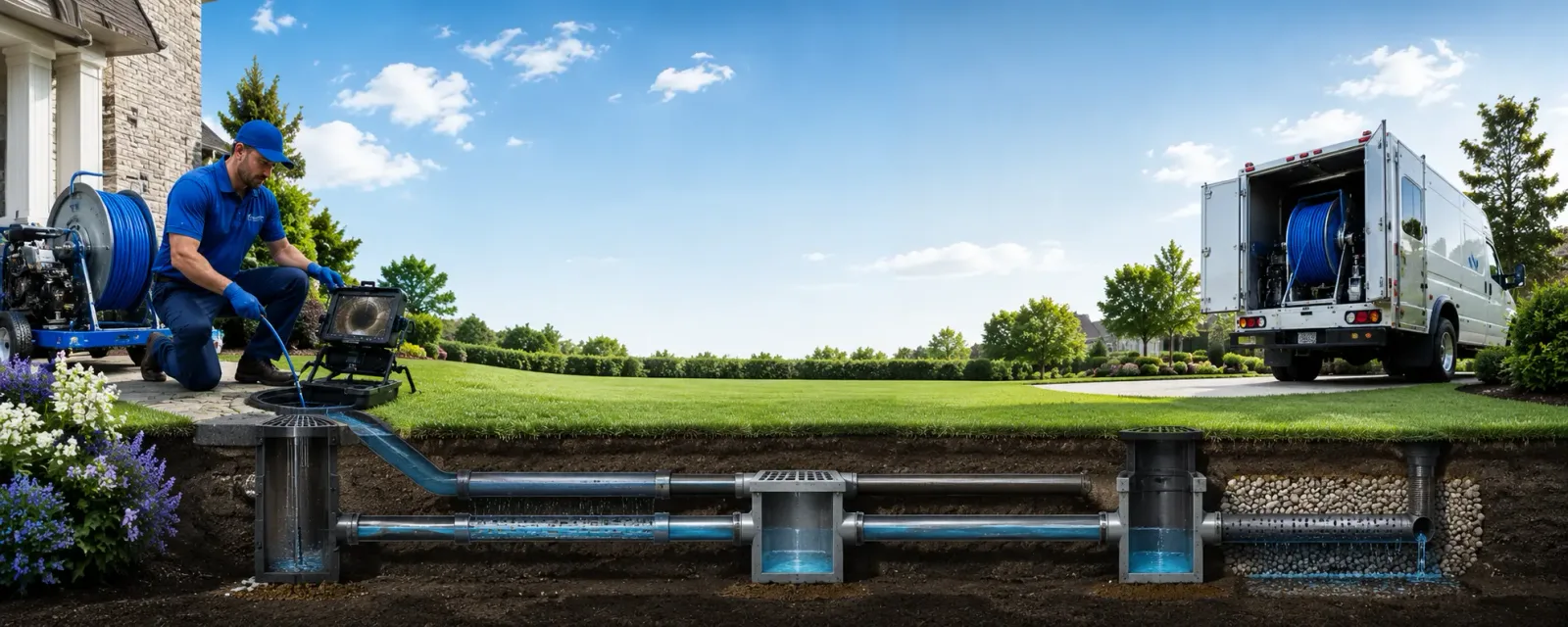 Outdoor drain cleaning information for Niverville, NY